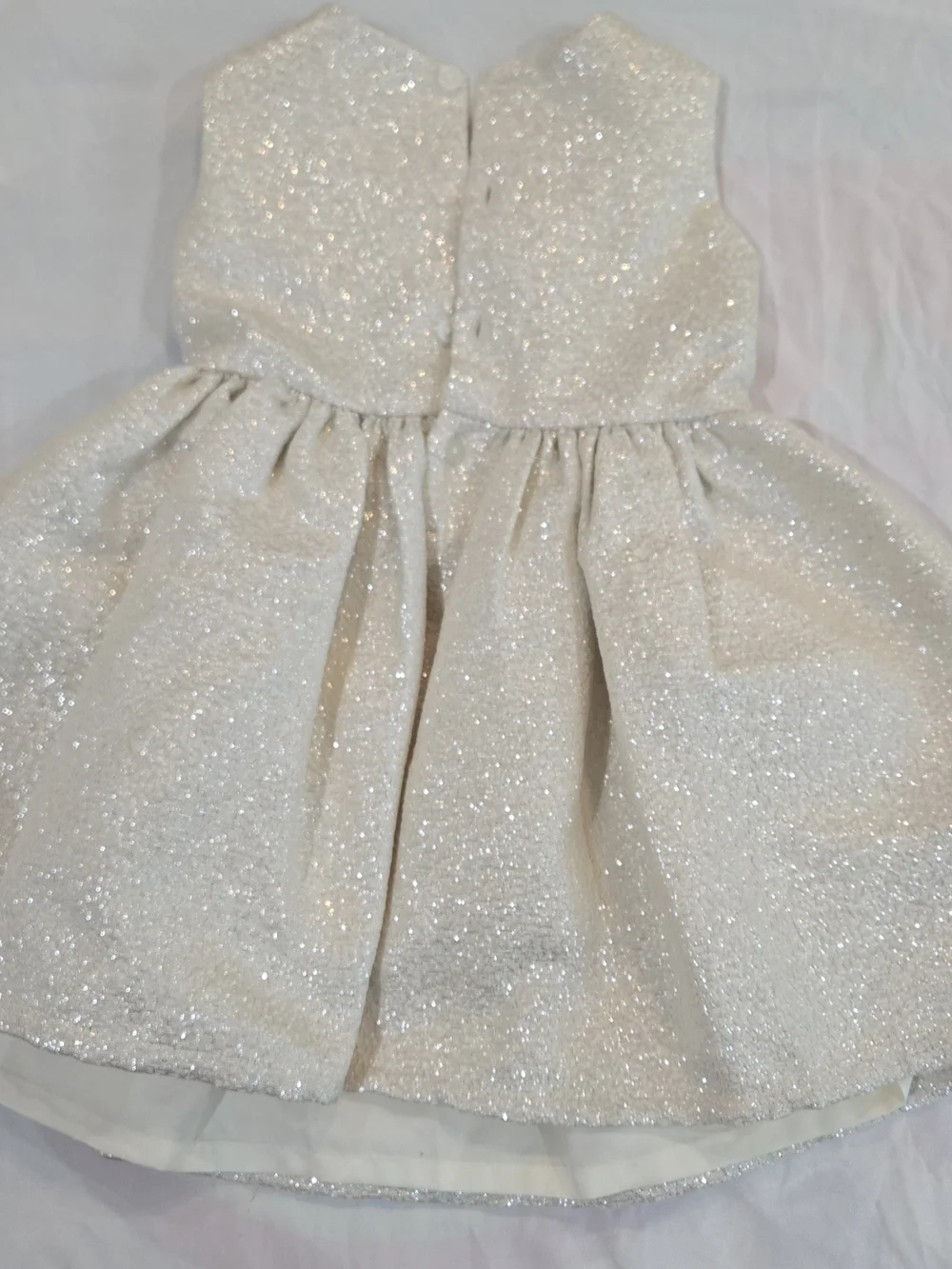 Carter's Sparkle Bow Party Dress in Cream